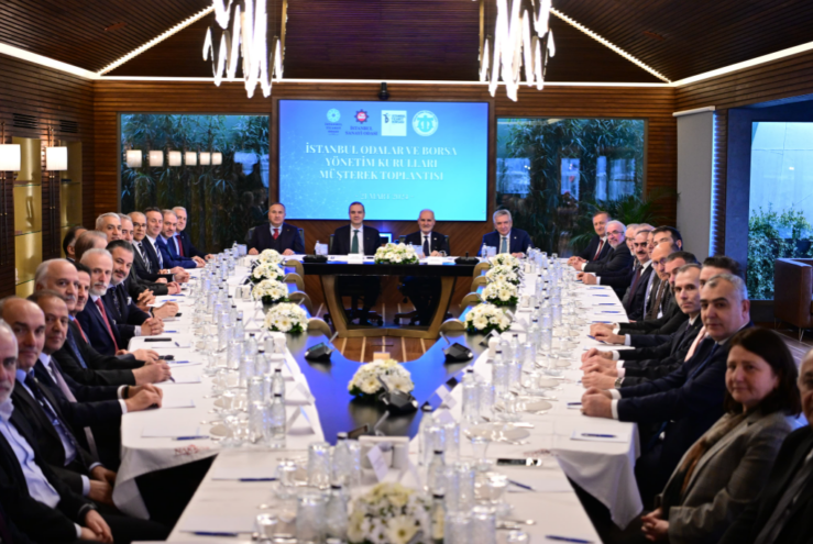 İstanbul Odalar ve Borsa Yönetim Kurulları Müşterek Toplantısı İMEAK’da yapıldı