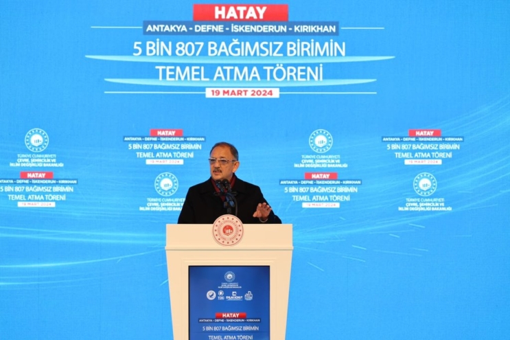 Özhaseki: Hatay’da 5 bin 807 yeni konutumuzun temellerini attık