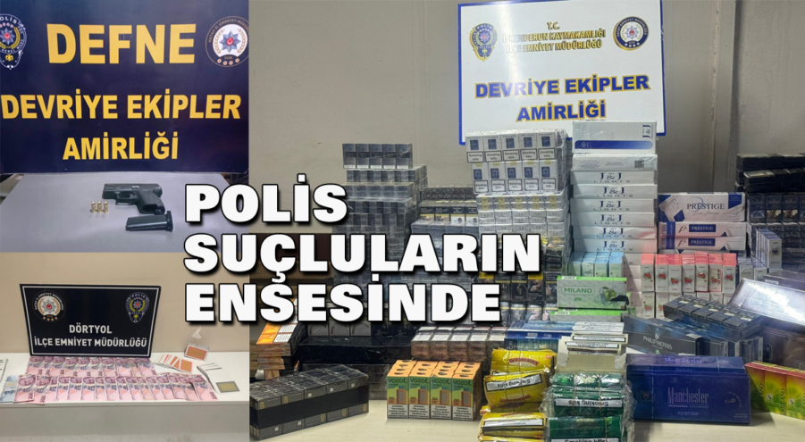 Polis suçluların ensesinde