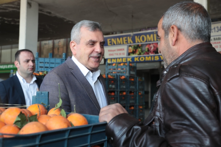 ŞUTİM esnafından Başkan Beyazgül’e tam destek