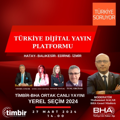 TİMBİR-BHA Ortak Canlı Yayınında seçimin nabzı tutulacak