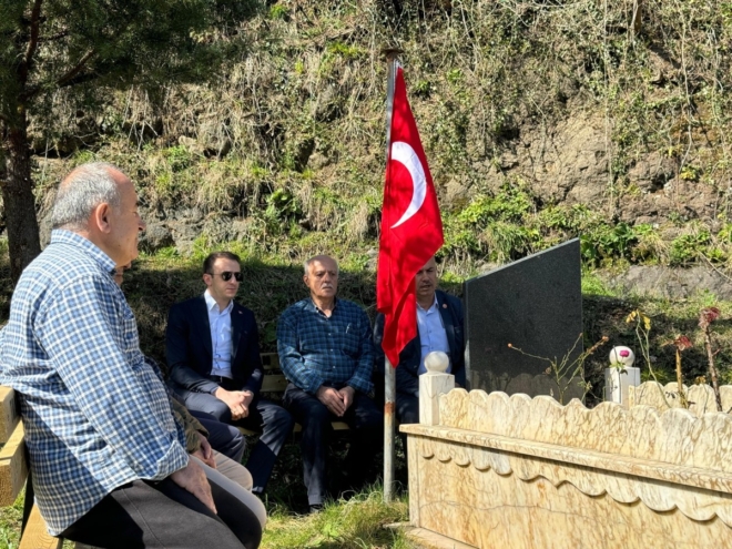 Trabzon Şalpazarı Kaymakamı şehidi unutmadı