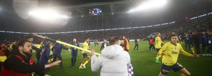 Trabzonspor- Fenerbahçe maçından sonra gergin anlar yaşandı