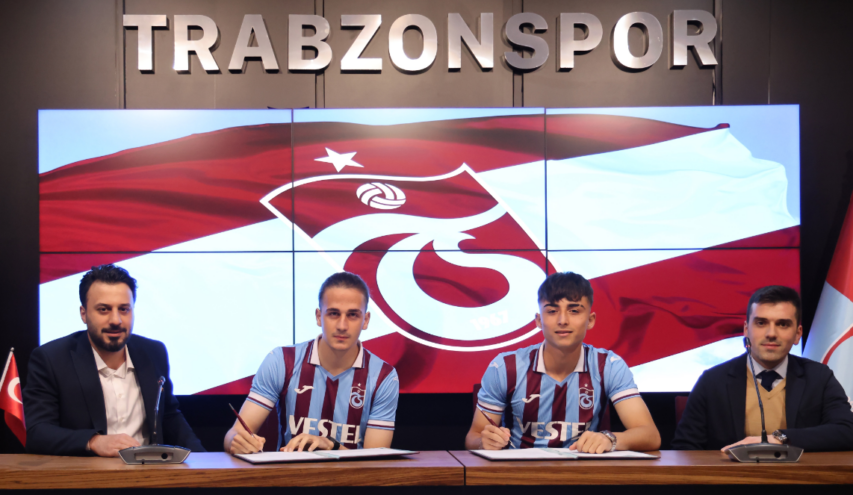 Trabzonspor altyapıdan iki isimle sözleşme imzaladı