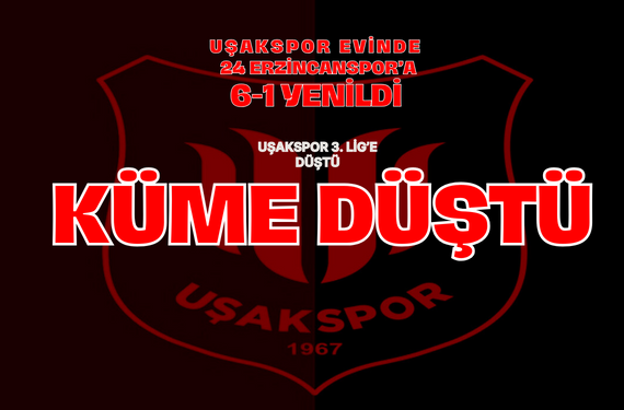 Uşakspor Küme Düştü