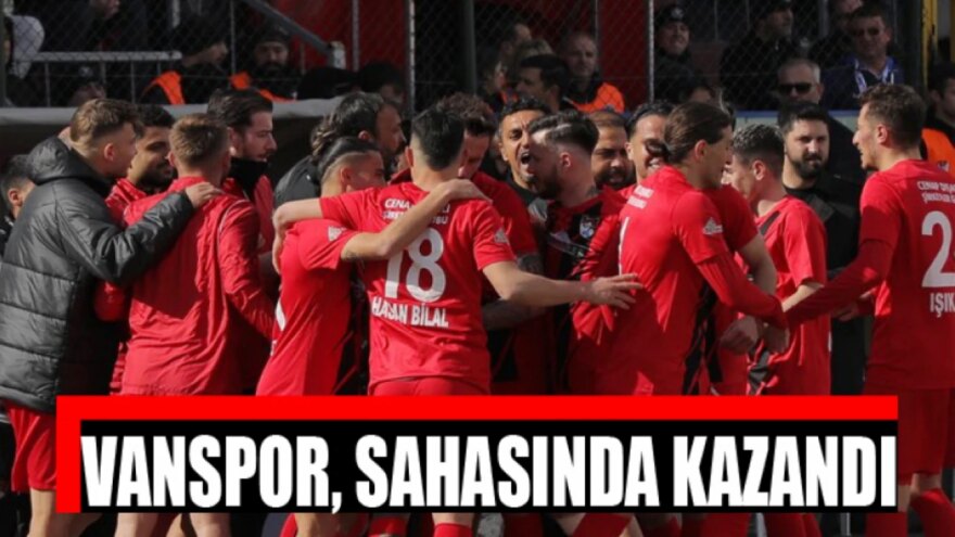 Vanspor, sahasında kazandı