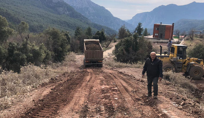 Yayla yollarında bakım çalışmaları