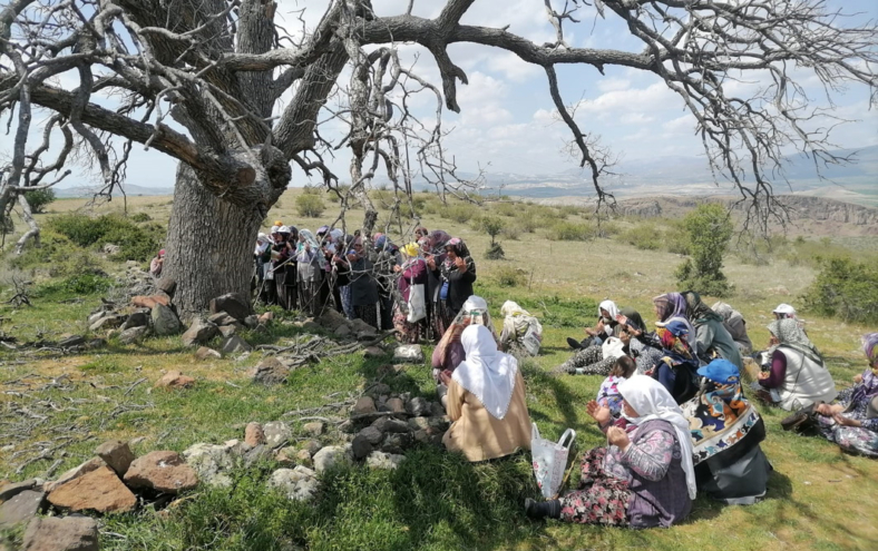 Beypazarı Adaören köylülerinden yağmur duası