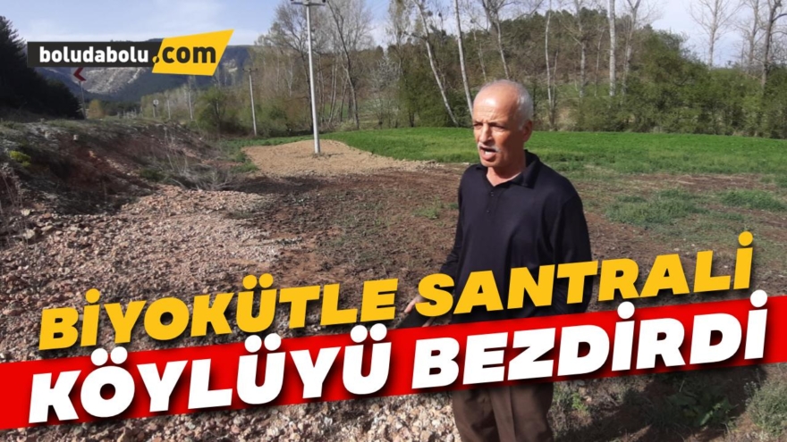 Biyokütle santrali köylüleri bezdirdi – Boludabolu