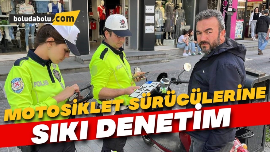 Bolu’da sadece yaya ve bisikletlerin girdiği caddede sıkı denetim