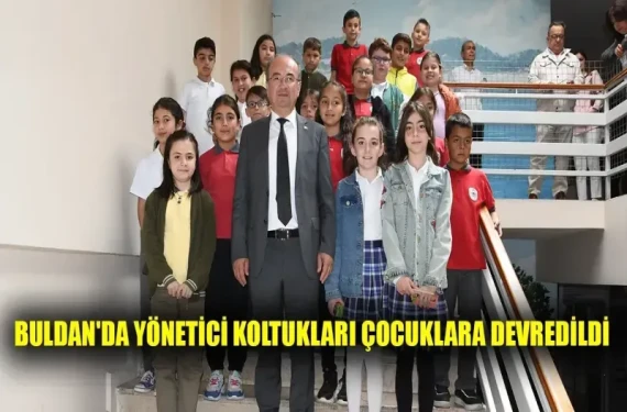 Buldan’da yönetici koltukları çocuklara devredildi