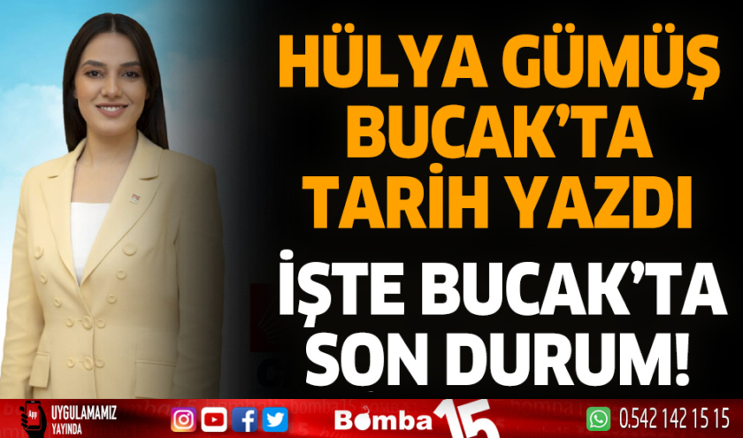 Hülya Gümüş Bucak’ta tarih yazdı!