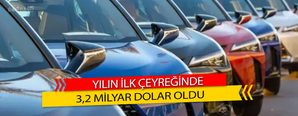 Otomotiv sektöründe İhracat artışı, Yılın ilk çeyreğinde 3,2 milyar dolar oldu