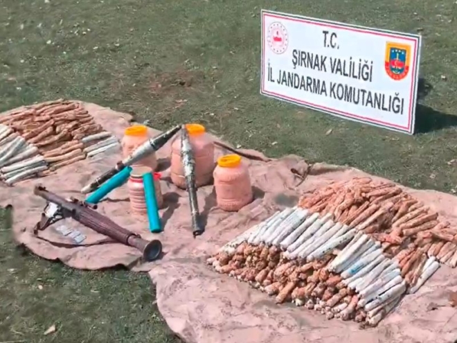 Tunceli ve Şırnak’ta 32 Mağara ve Sığınak Yok Edildi