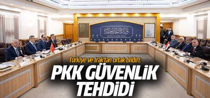 Türkiye ve Irak ‘PKK güvenlik tehdidi’ Protokolü