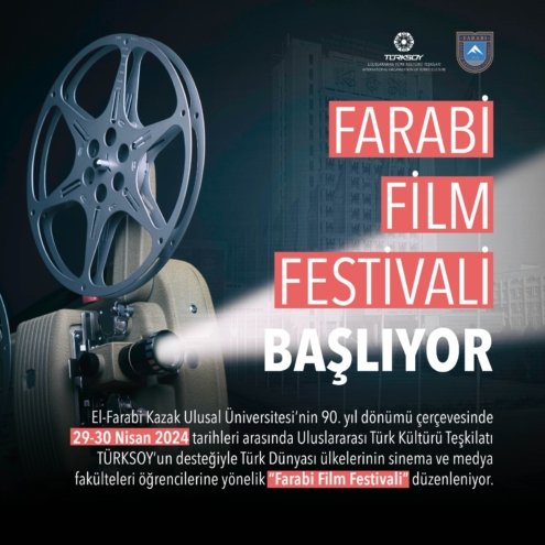 TÜRKSOY’UN DESTEĞİ İLE “FARABİ FİLM FESTİVALİ” DÜZENLENİYOR